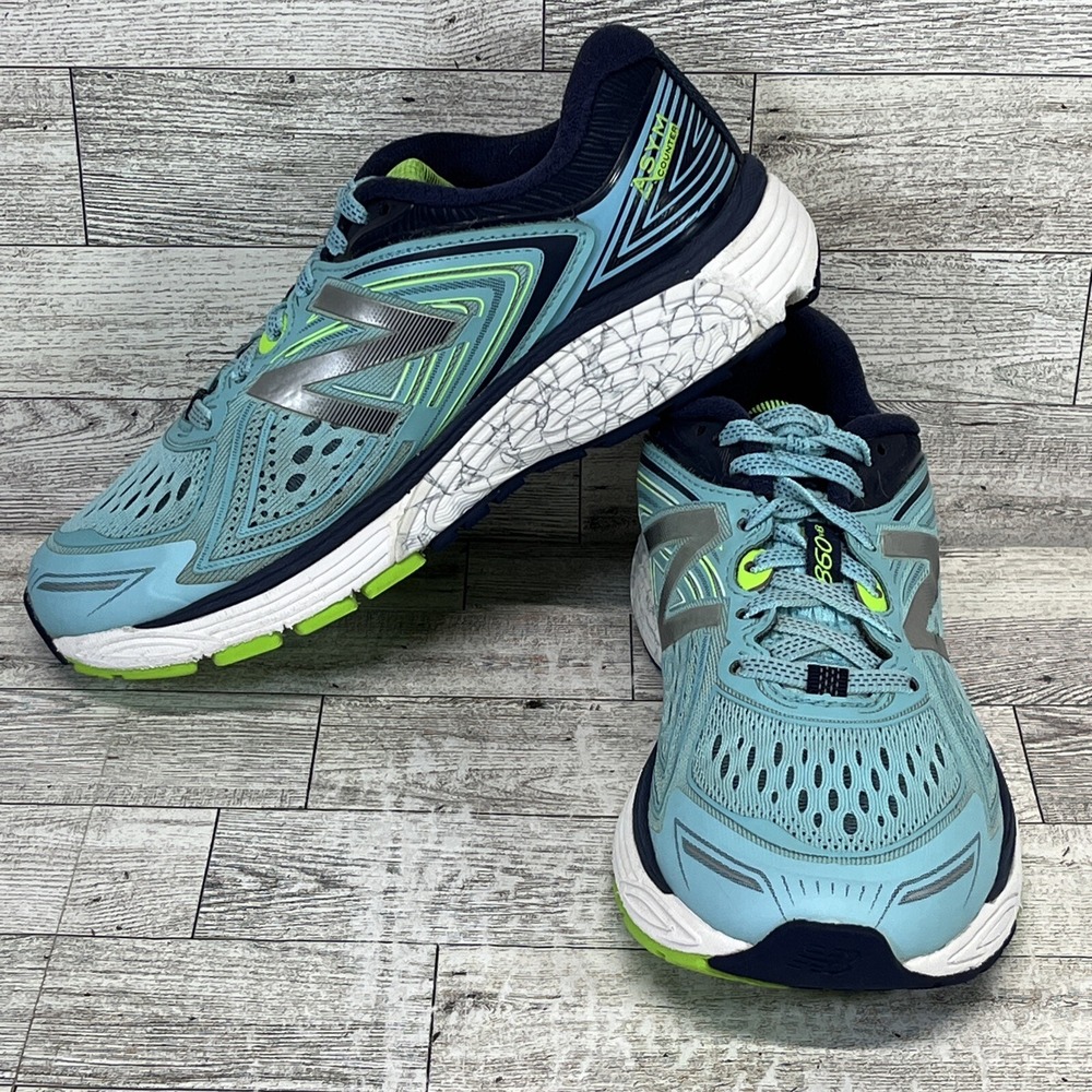 New Balance 860v8 Blue Aqua Running Shoes W860BN8 Women Size 6